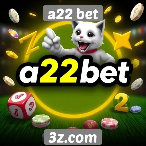 Diversidade de jogos disponíveis na a22 bet